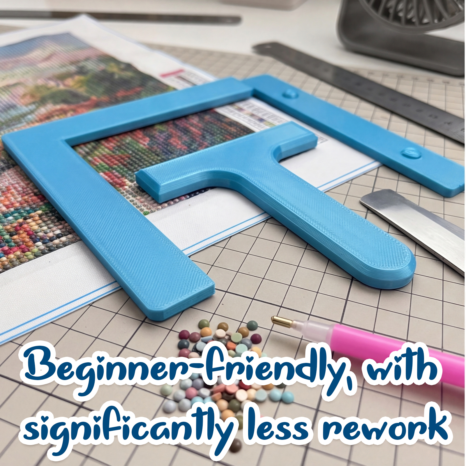 Photography Technique - 3-Piece Set Diamond Painting Alignment Tools