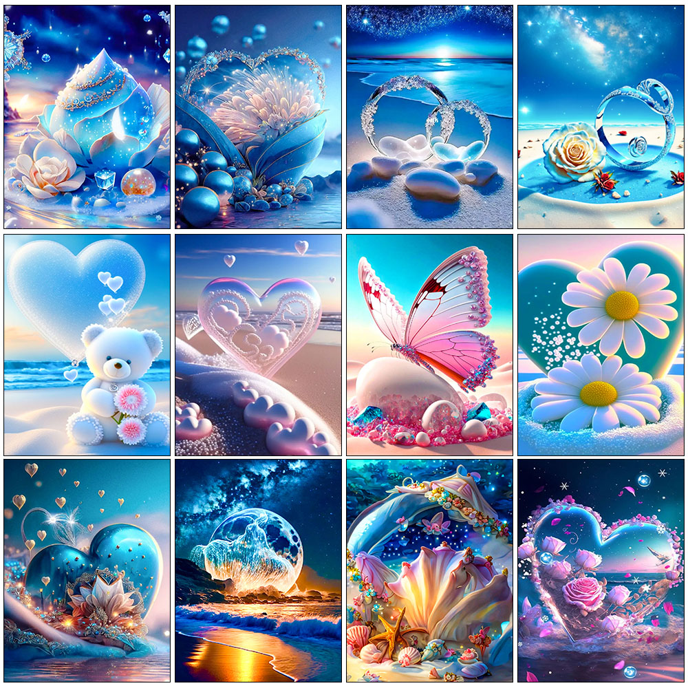 Photography Design - 5D DIY Seaside Landscape Diamond Painting