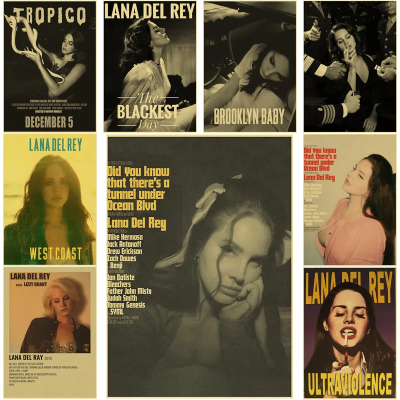 Photography Design - Lizzy Grant Lana Del Rey Posters