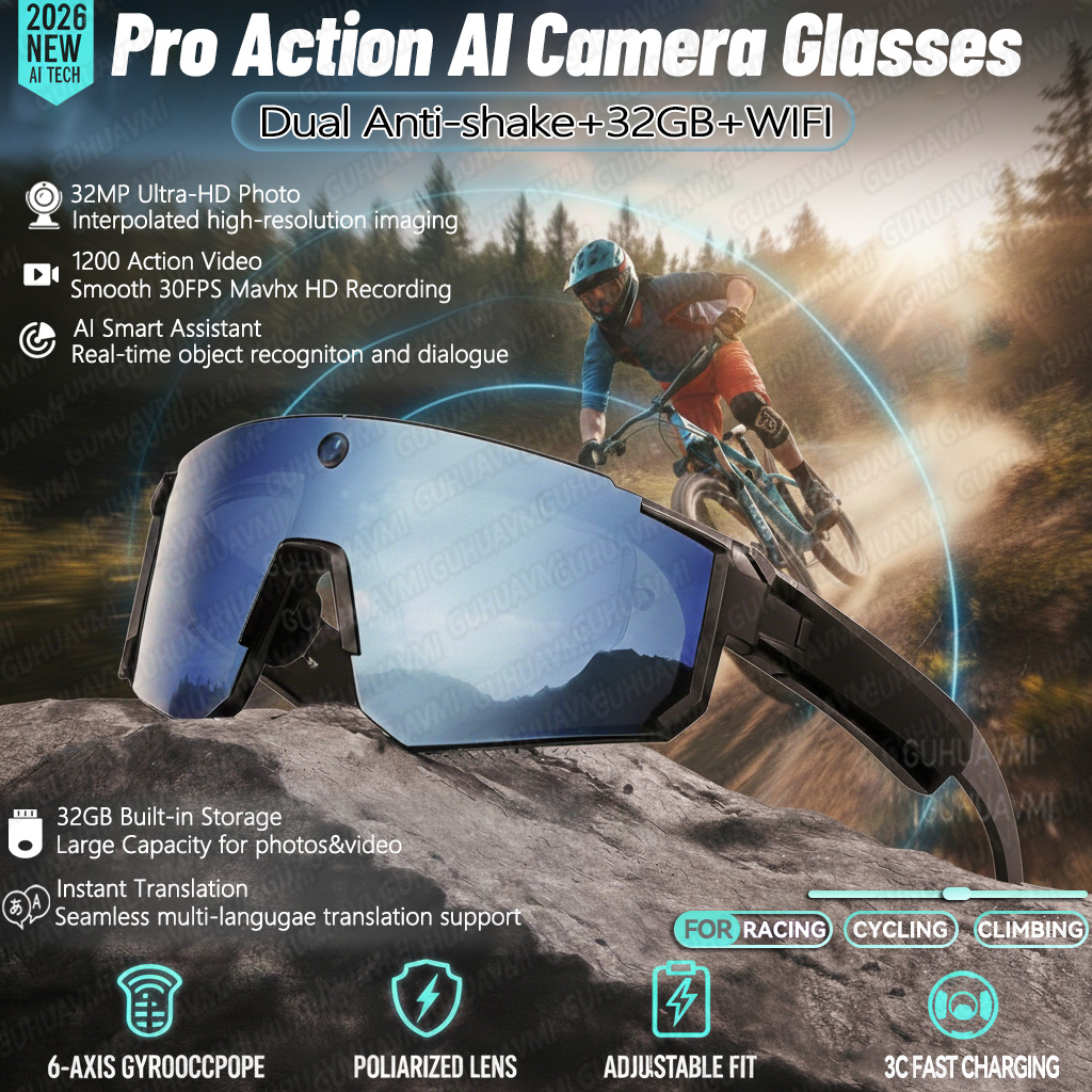 Photography Unit - New AI smart shooting&recording glasses with