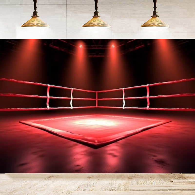 Photography Contest - Photography Backdrop Boxing Ring Birthday Athlete