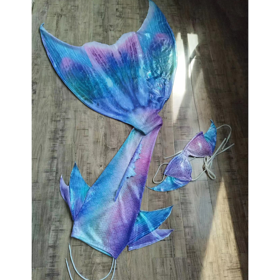 Photography Design - Premium Gold Foil Mermaid Tail Suit