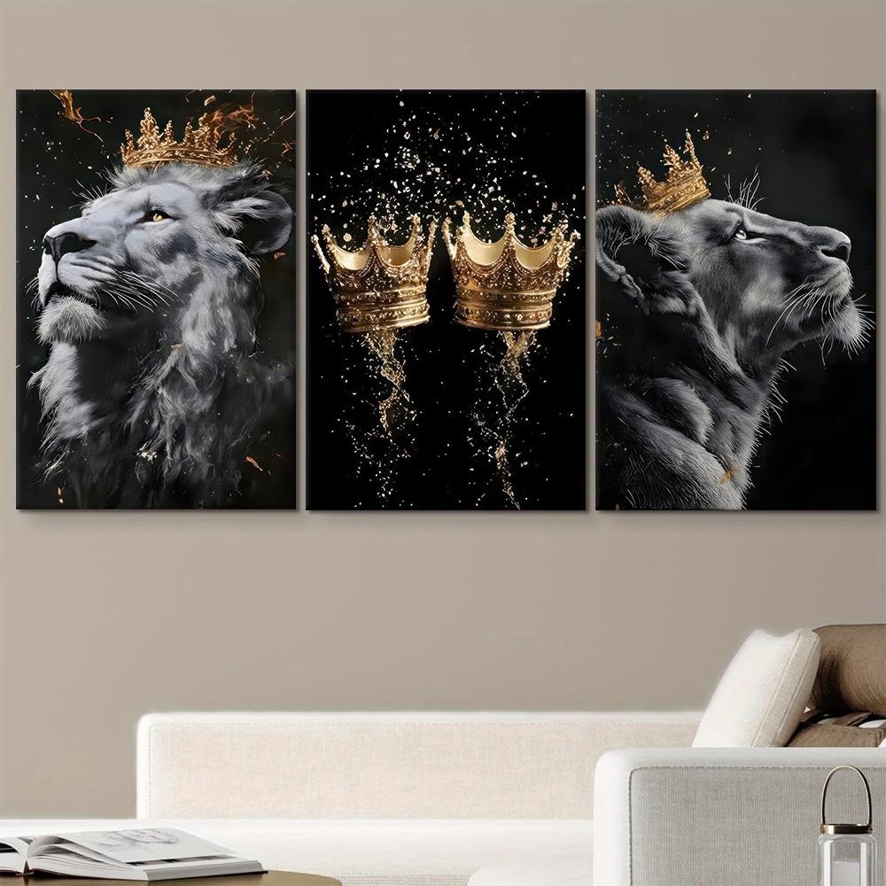 Photography Design - 3pcs frameless canvas painting 3PC 2D