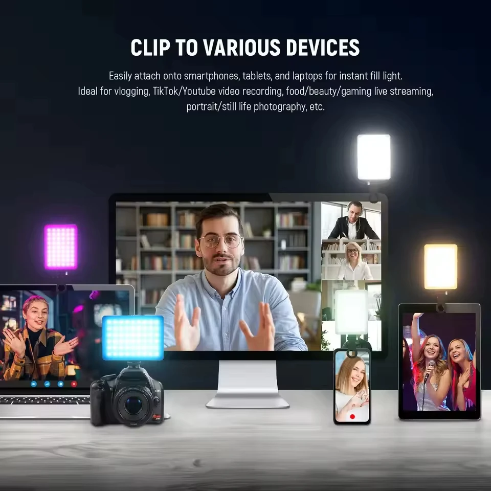Mini RGB LED Fill Light Portab - Photography Darkroom recensione e prezzo