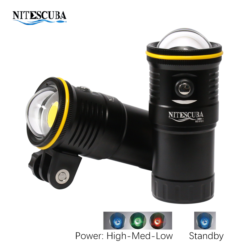 Nitescuba NSV60 LED Diving Vid - Photography Angles recensione e prezzo