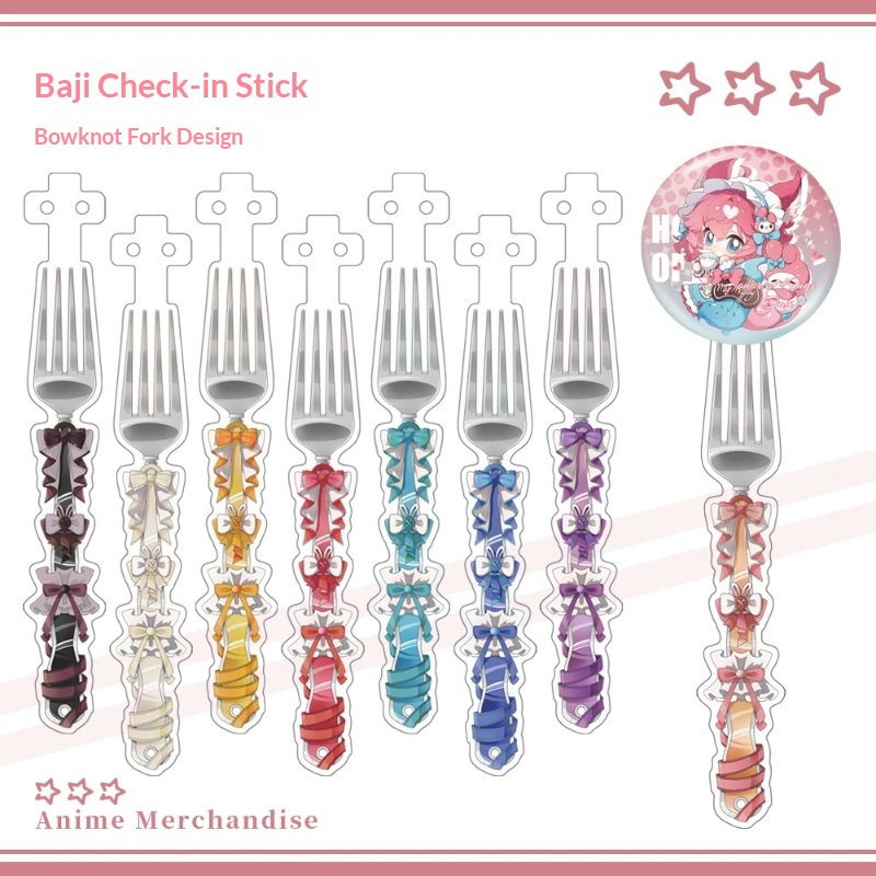 Anime Acrylic Bowknot Fork Sha - Photography Exhibition recensione e prezzo