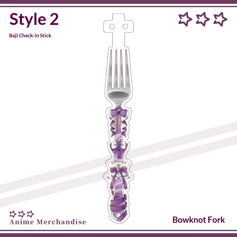 Anime Acrylic Bowknot Fork Sha - Photography Exhibition recensione e prezzo