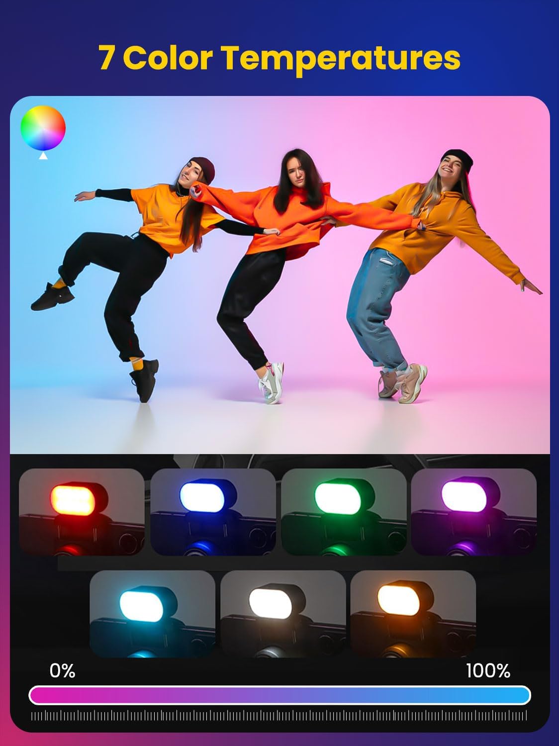 AOCHUAN Mini RGB Magnetic Fill - Photography Darkroom recensione e prezzo