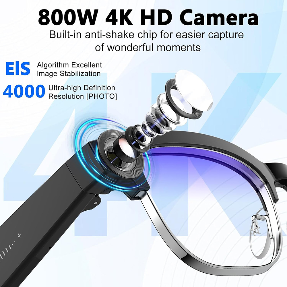 4K Smart AI Glasses 8MP Camera - Photography Unit recensione e prezzo