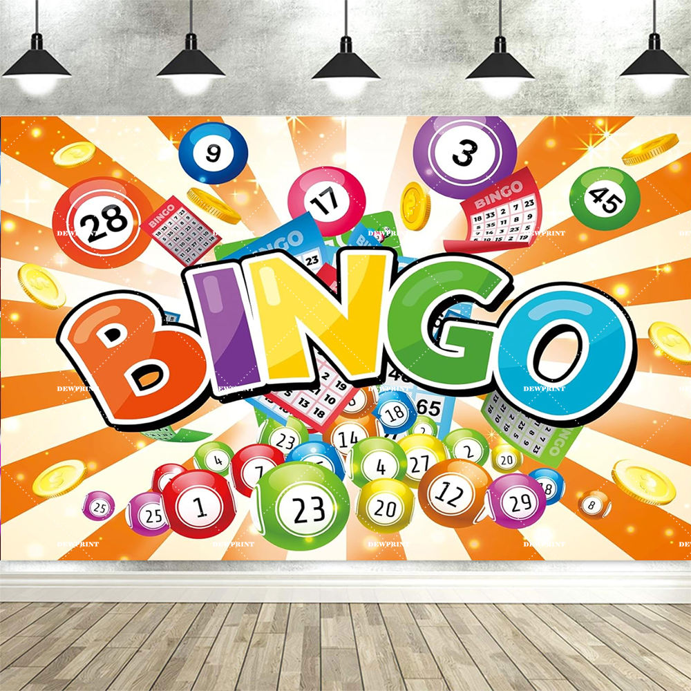 Colorful Bingo Night Backdrop  - Photography Contest recensione e prezzo