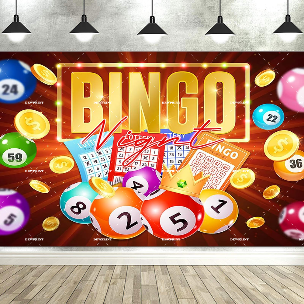 Colorful Bingo Night Backdrop  - Photography Contest recensione e prezzo