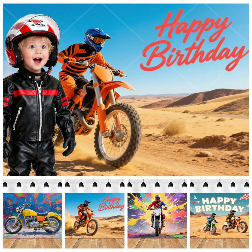 Motocross Racing Backdrop Boys - Photography Contest recensione e prezzo