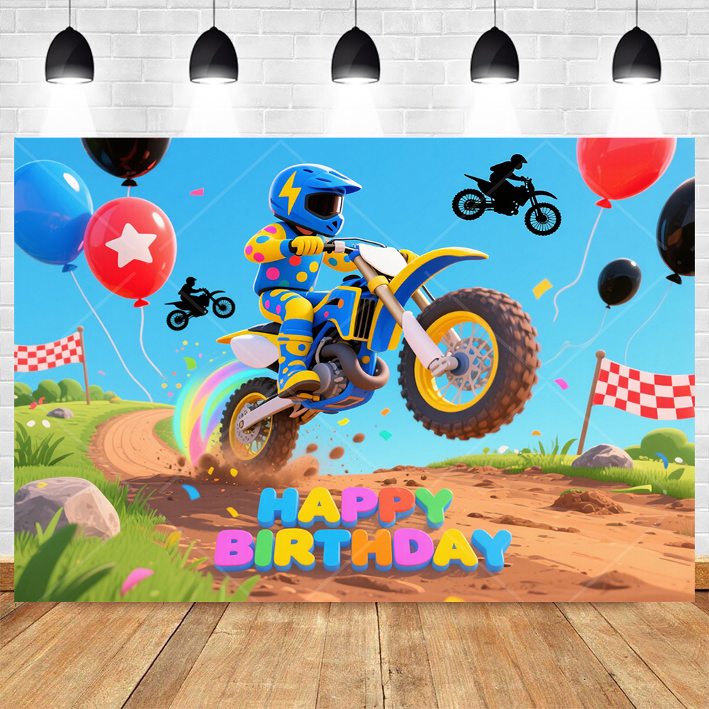 Motocross Racing Backdrop Boys - Photography Contest recensione e prezzo