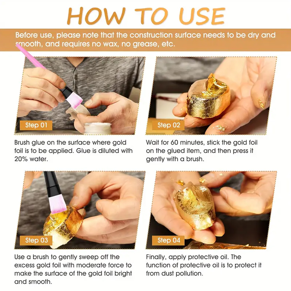 100ML/200ML Golden Foil Adhesi - Photography Technique recensione e prezzo