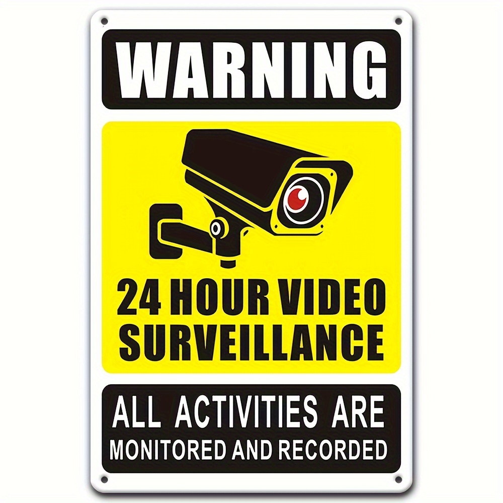 24/7 Video Surveillance Warnin - Photography Exhibition recensione e prezzo