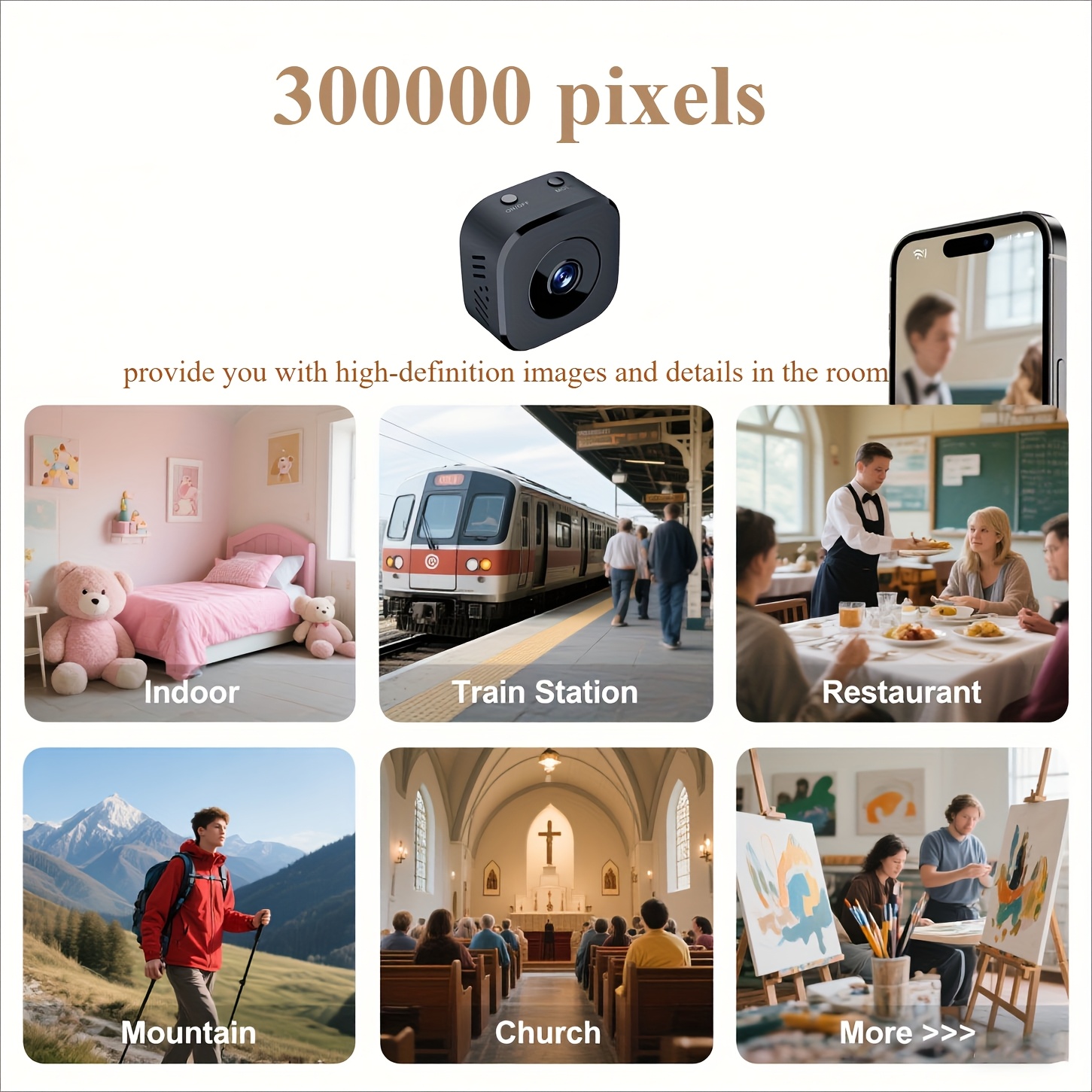 1080P HD Mini WiFi Camera Indo - Photography Unit recensione e prezzo