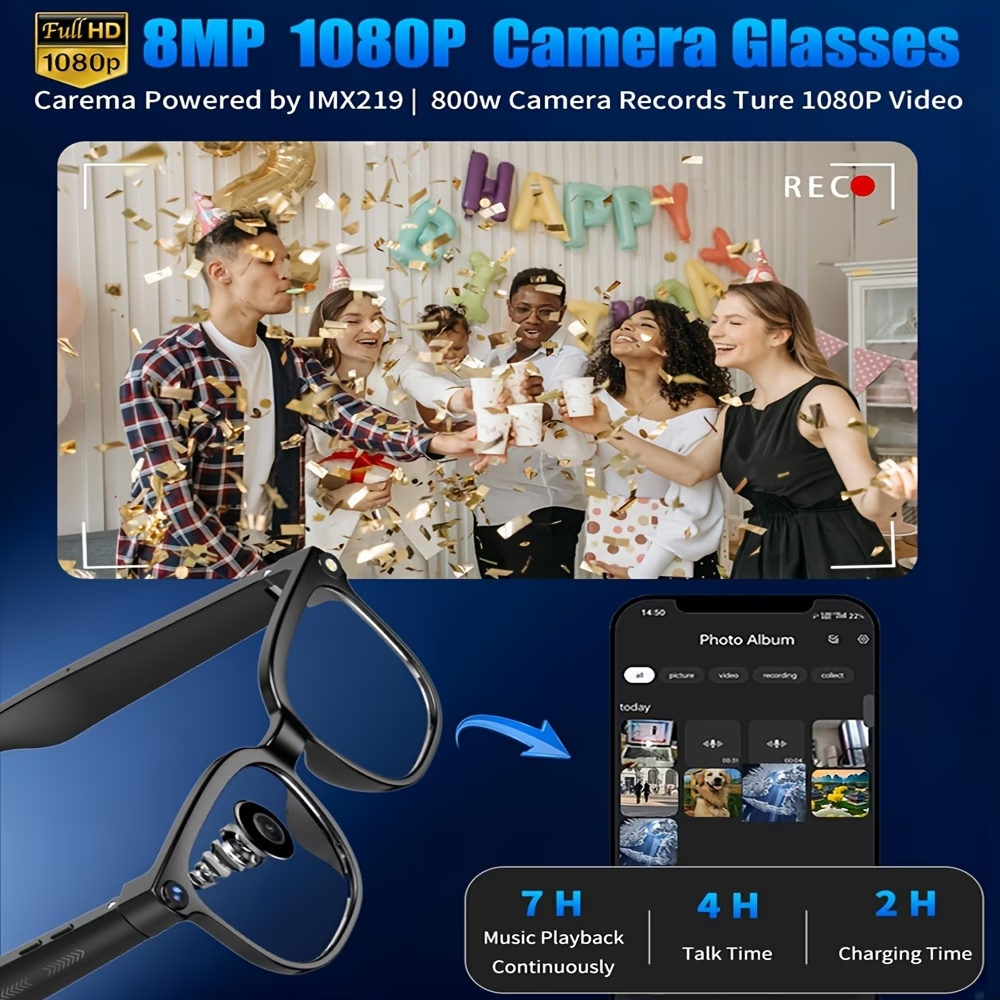 AI Smart Video Glasses, equipp - Photography Equipment recensione e prezzo