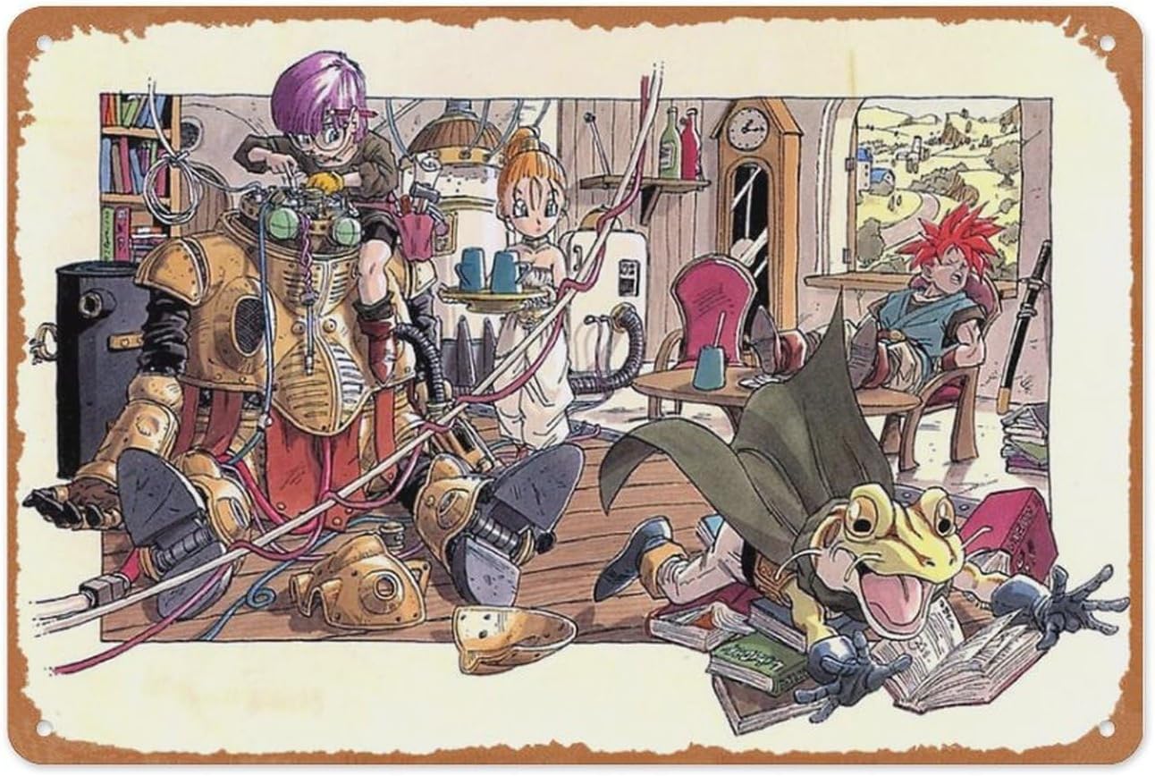 Retro Game Metal Sign - Chrono - Photography Exhibition recensione e prezzo