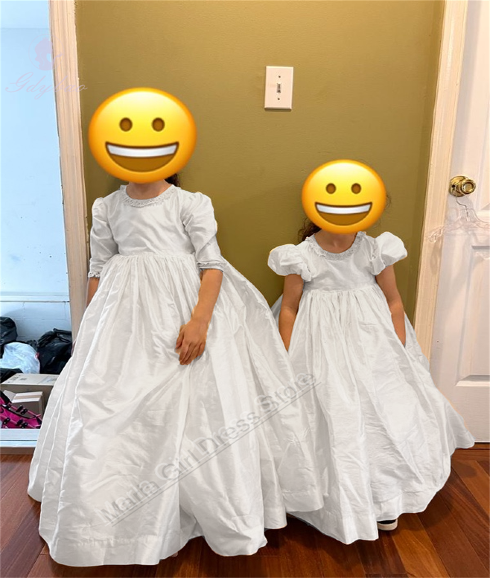 White Satin Elegant Girls Dres - Photography Contest recensione e prezzo