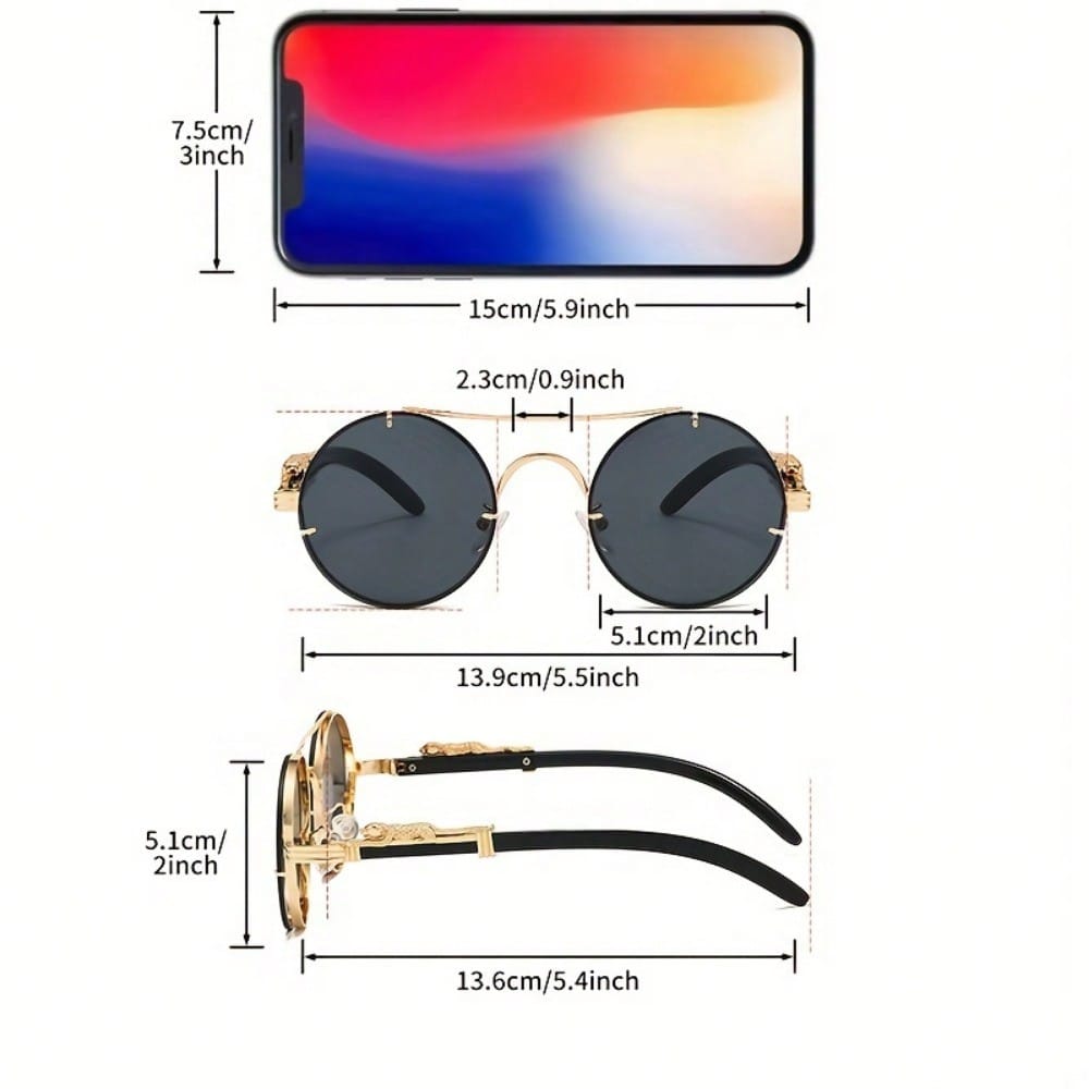 Stylish Round Metal Frame Sung - Photography Design recensione e prezzo